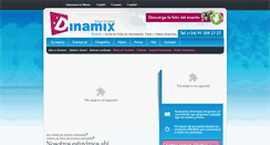 Desktop Screenshot of dinamix.eu